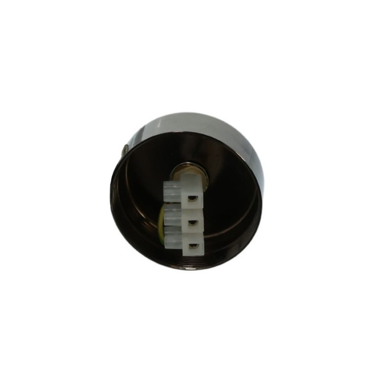 Luminaire suspendu longue 130 cm noir chromé