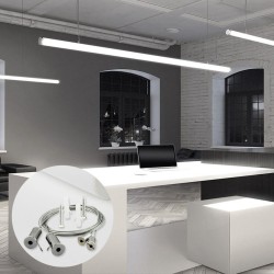 Kit suspension pour profilé LED tube rond - T33