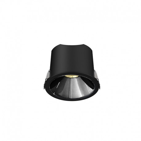 Spot LED encastré rond noir 7W, couleurs au choix - Miror