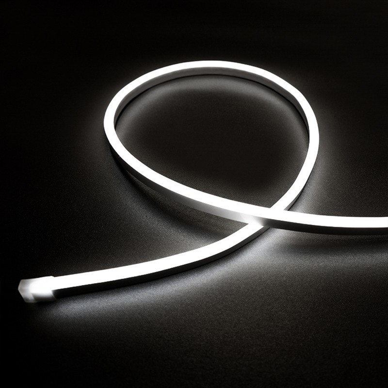 Tube néon flex avec ruban LED 180 LED/m 10W 24V latéral en T à la coupe