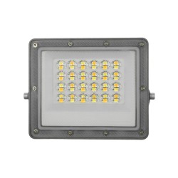Projecteur LED ultra plat 3CCT - 20W - 230V - Gris - BOXER 20