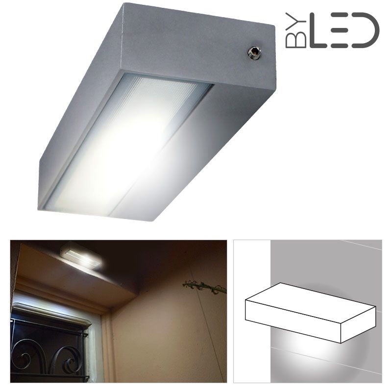Applique LED murale 12W en aluminium - Extérieur ou Intérieur - ®