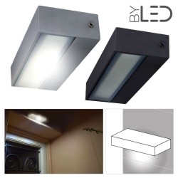 Applique LED murale extérieure rectangulaire - 12W - 230V - KRISS 12