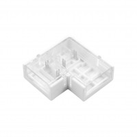 Jonction étanche en L pour ruban LED mono IP68 de 11 mm à 13 mm de large "Hippo"