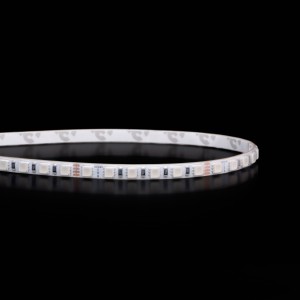Mini ruban LED RGB multicolore 6mm de large - 9,6W/m - IP65 - 120 LED/m - 3838E - 5m - 24V