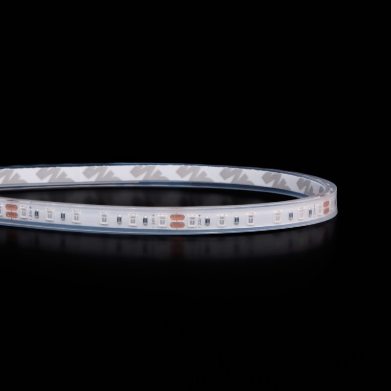 Ruban LED étroit haute fidélité IP68 - 9,6W/m - 120 LED/m - 2835E - 5m - 24V - Bleu