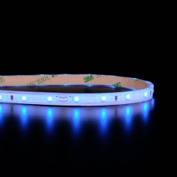 Mini ruban LED 8mm de large - 4,8W/m - IP68 - Bleu - 60 LED/m - 3528E - 5m - 24V