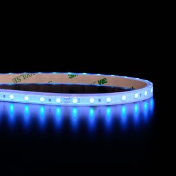 Mini ruban LED 8mm de large - 7,6W/m - IP68 - Bleu - 96 LED/m - 3528E - 5m - 24V
