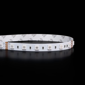 Ruban LED RGB multicolore - 14,4W/m - IP20 - 60 LED/m - 5050 - 5m - 24V