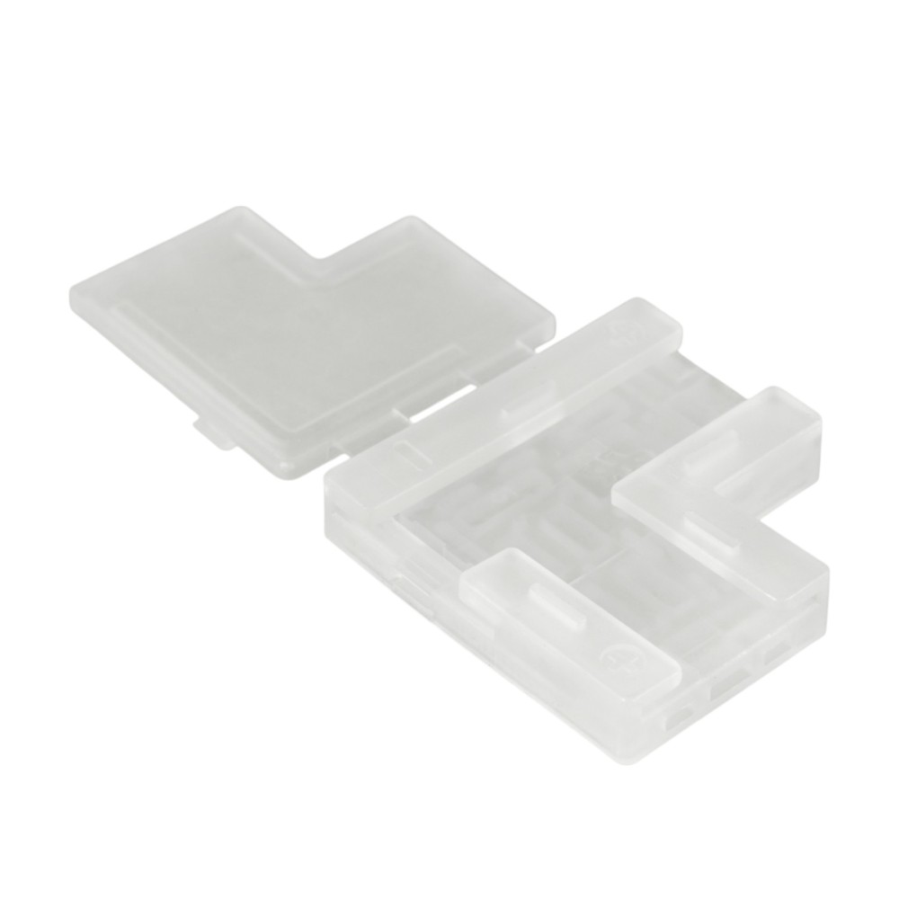 Jonction invisible en T pour ruban LED mono IP20 10mm sans soudure "Clipx"