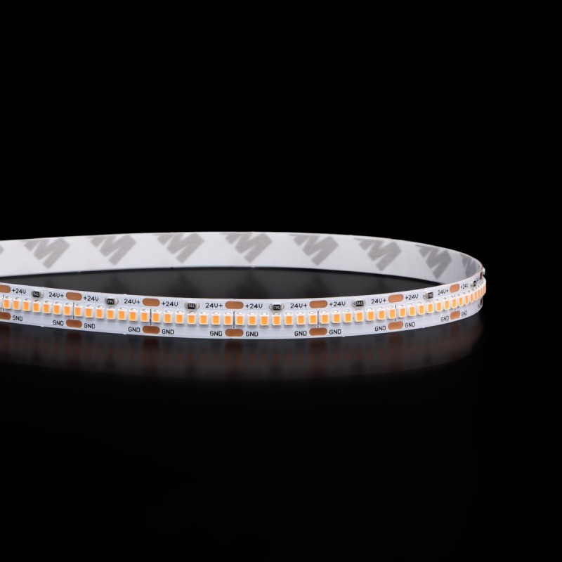 Ruban LED Haute densité (120 lm/w) - 13W/m - IP65 - Blanc - 420 LED/m - 2216+ - 5m -24V