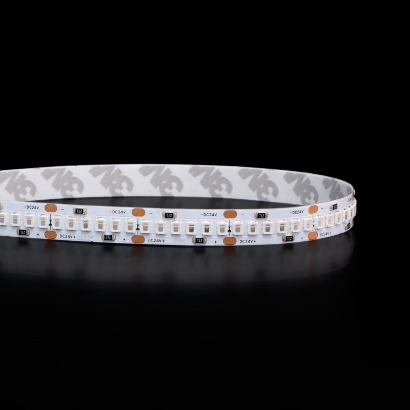 Ruban LED haute fidélité - 19,2W/m - IP20 - Ambré - 240 LED/m - 2835+ - 5m - 24V