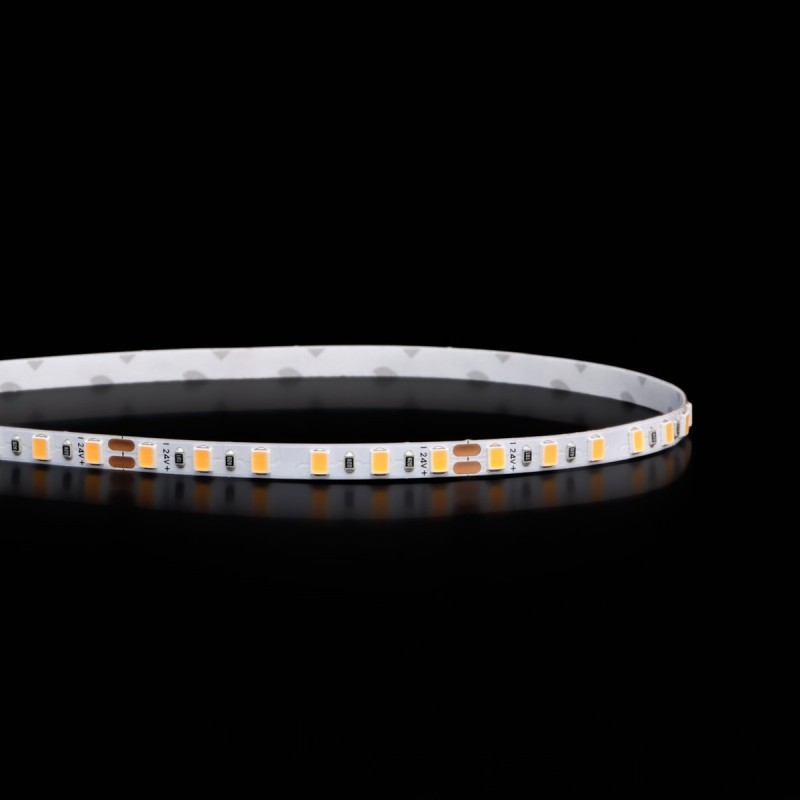 Ruban LED étroit haute fidélité IP20 - 9,6W/m - 120 LED/m - 2835E - 5m - 24V - Blanc