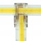 Jonction invisible en T pour ruban LED COB RGB 10mm sans soudure "ClipX"
