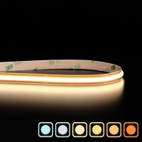 Ruban COB Free Cut - 13W/m - IP20 - Blanc - 528LED/m - à la coupe - 24V
