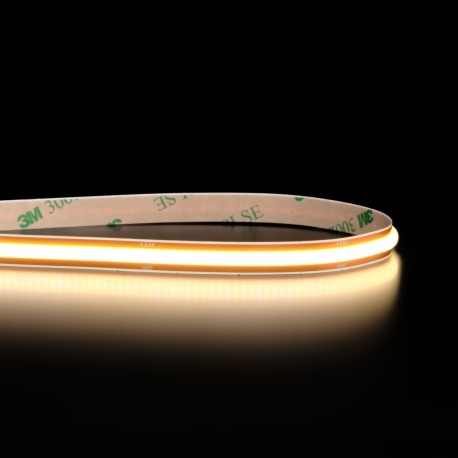 Ruban LED COB Haute efficacité à la coupe - 8W/m - 125 lm/W - Blanc - 320LED/m - IP20 - 24V