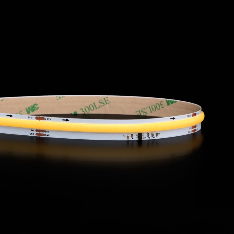 Ruban LED COB digital à la coupe - 12W/m - IP20- 360 LED/m - WS2811 - 24V
