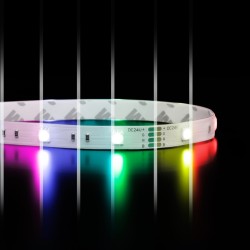Ruban LED RGB multicolore - 7,2W/m - IP65 - 30 LED/m - 5050 - 5m - 24V