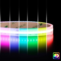 Ruban LED COB RGB + Blanc - 18W/m - IP68- 784 LED/m - 5m - 24V