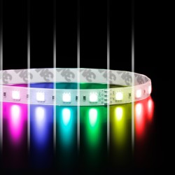 Ruban LED RGB multicolore - 14,4W/m - IP65G - 60 LED/m - 5050 - à la coupe - 24V