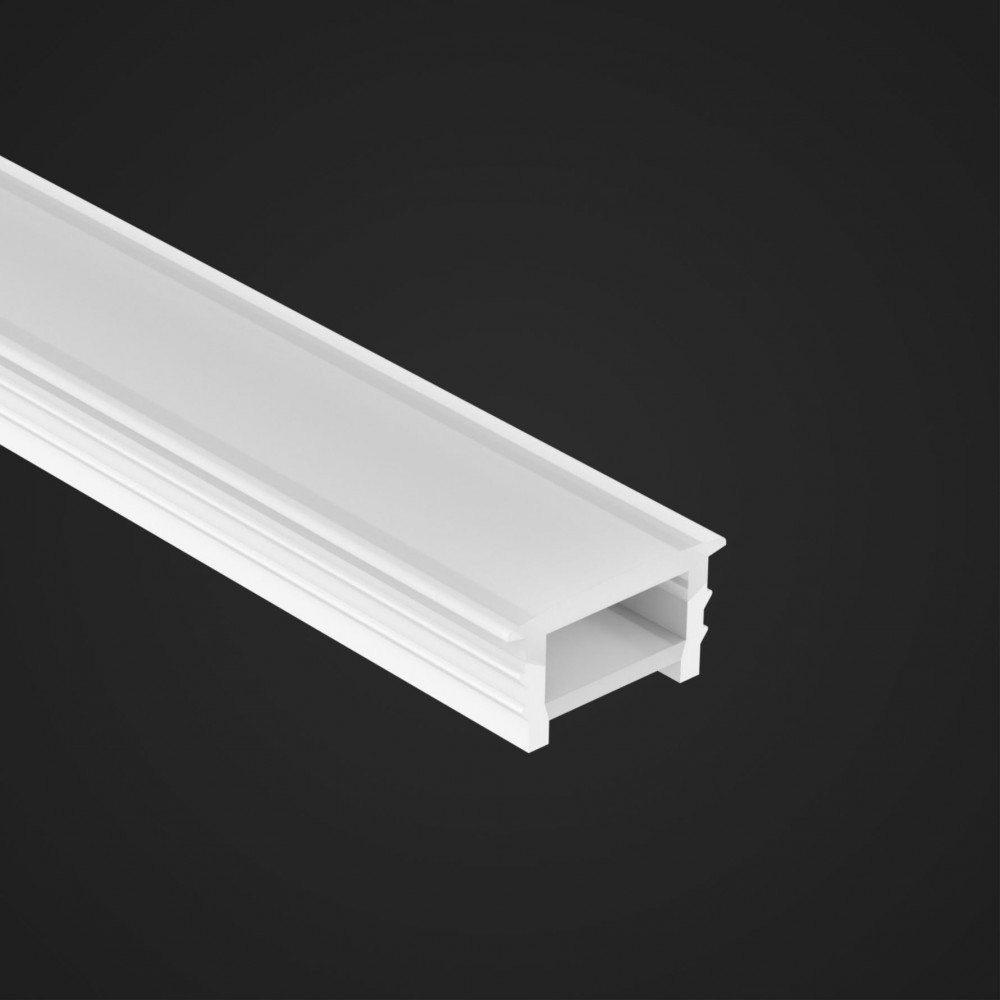 Diffuseur LED Noir De 1m à Clipser Pour Profilé Aluminium