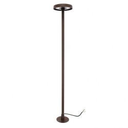Borne LED extra fine d'extérieur à tête bombée - 23W - 200 cm - Chocolat - HAALÖ