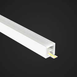 Tube néon flex pour ruban LED - 10x10mm - Direct - D1010 - à la coupe