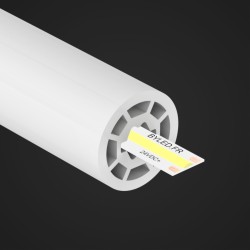 Tube néon flex pour ruban LED - 24mm - Rond - 360° - R24 - à la coupe