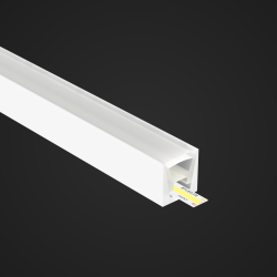 Tube néon flex pour ruban LED - 12x12mm - Direct - D1212 - à la coupe