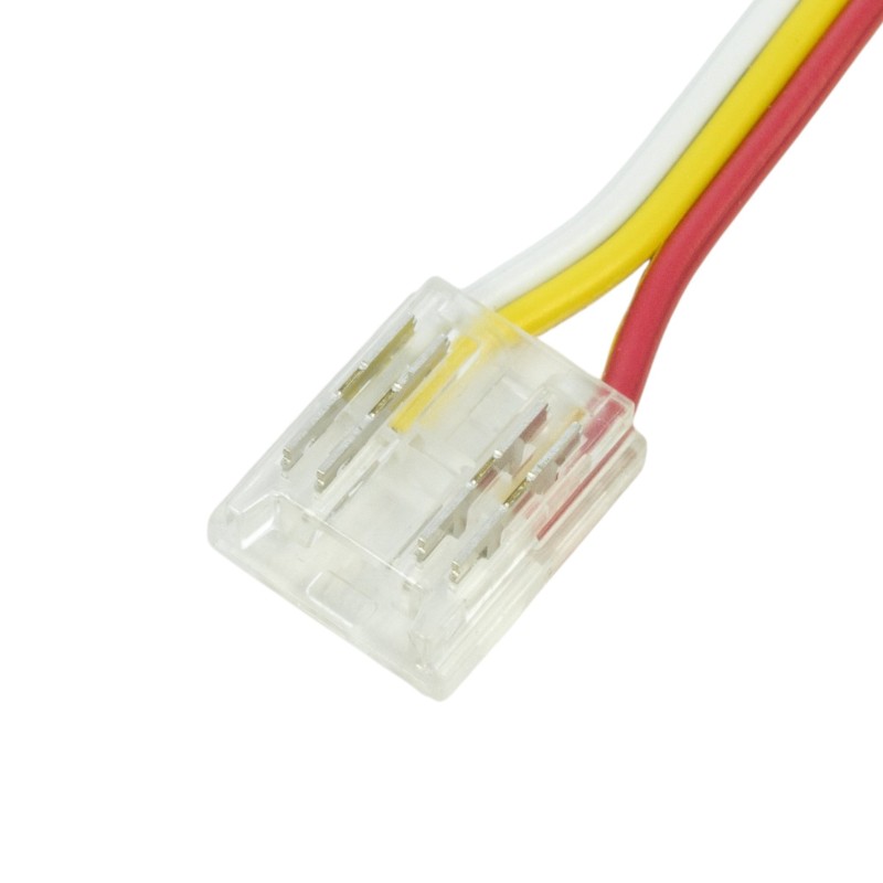Connecteur pour ruban LED CCT 10mm Clipx + câble 15 cm