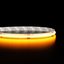Ruban LED COB - 8W/m - Tropicalisé IP65 - Blanc - 320LED/m - 5m - 24V