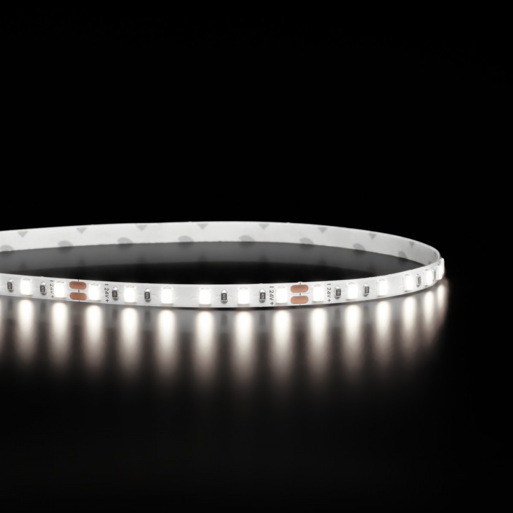 Ruban LED étroit haute fidélité IP20 - 9,6W/m - 120 LED/m - 2835E - 5m - 24V - Blanc