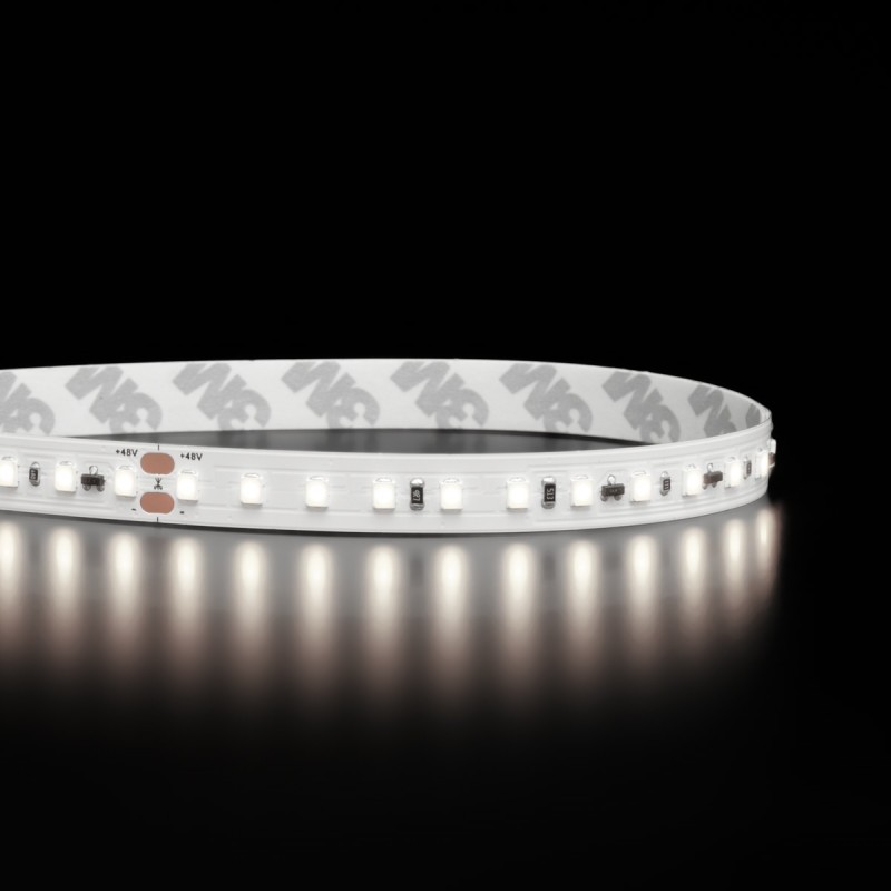 Ruban LED XXL haute fidélité IP20 - 8W/m - 120 LED/m - 2835 - 50m - 48V - Blanc