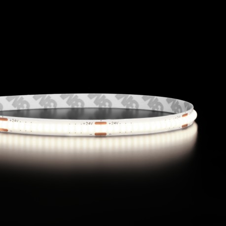 Ruban LED COB Haute fidélité à la coupe - 8W/m - 115lm/W - Blanc - 320LED/m - IP65 - 24V
