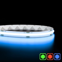 Ruban LED COB couleur lumière continue - 10W/m - IP20 - 480 LED/m - 5m – 24V
