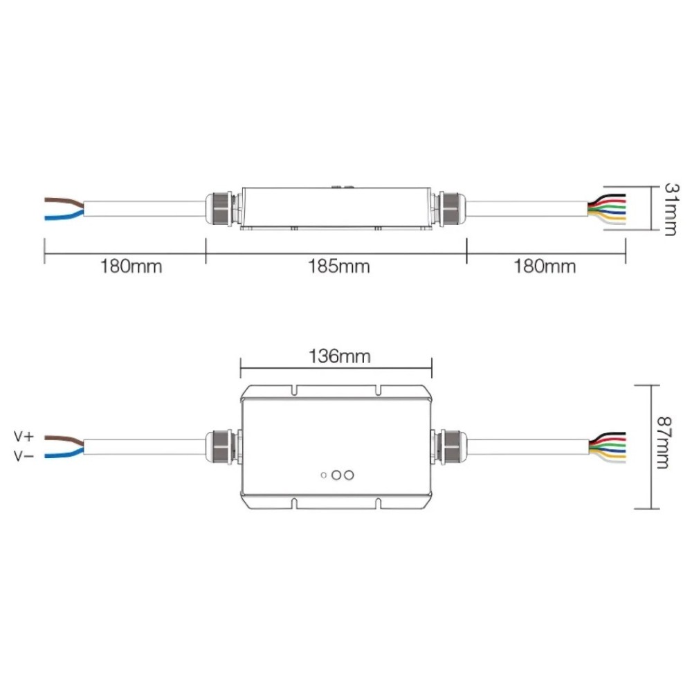 Passerelle WiFi 5 en 1 étanche Miboxer - WL5-WP