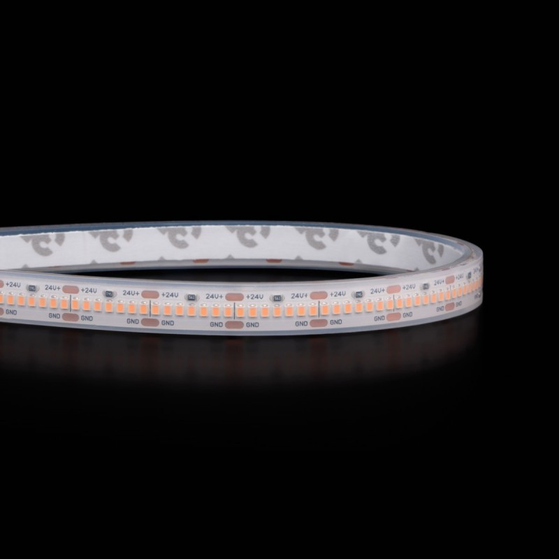 Ruban LED Haute densité (120 lm/w) - 13W/m - IP68 - Blanc - 420 LED/m - 2216+ - à la coupe - 24V