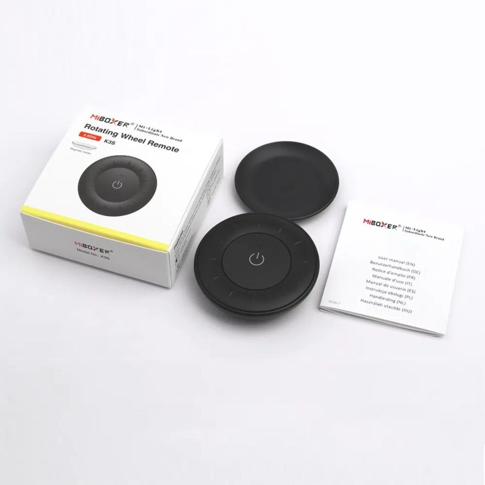 Télécommande Dimmer/CCT murale - MiBoxer K3SB - Noir