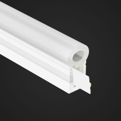 Tube néon flex pour ruban LED - 12x25mm - Latéral Rond - LR1225 - à la coupe