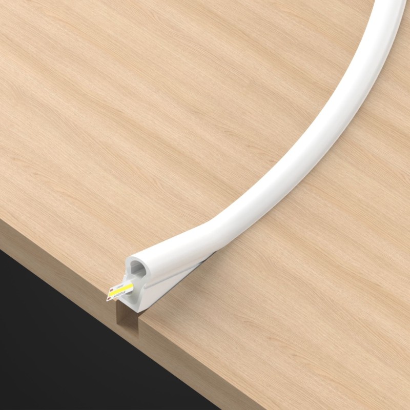 Néon flex avec ruban LED  - à la coupe - Latéral - 14W/m - 120 LED/m - IP68 - 24V - L1225