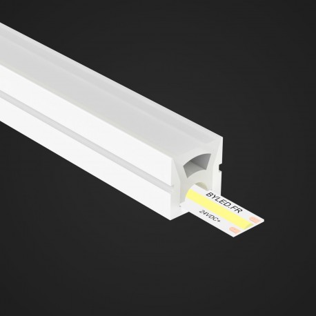 Néon flex avec ruban LED 4mm - 50 mètres - Direct - 16W/m - 140LED/m - IP68 - 24V - D1616