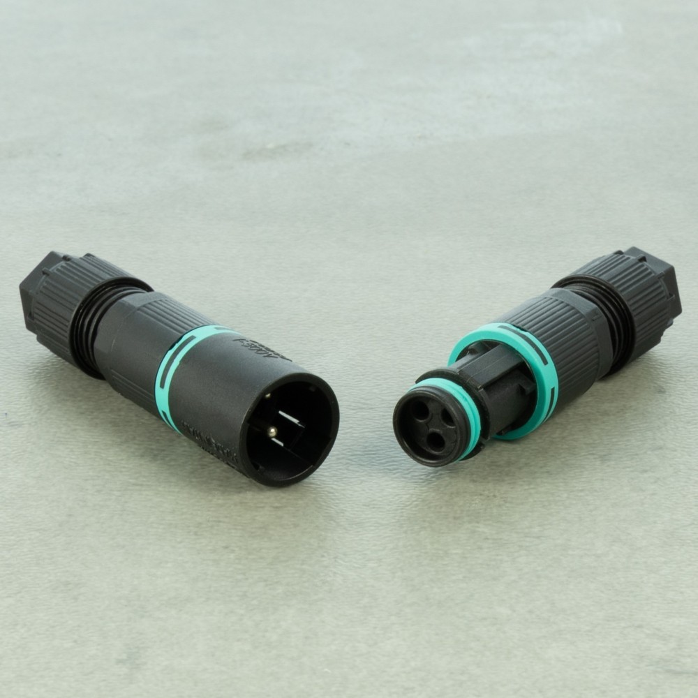 Mini connecteur étanche de jonction rapide IP68 3 pôles - TECHNO THB.381-A3E