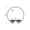Profilé aluminium rond en suspension pour ruban LED - T33 - Craft