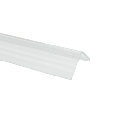 Diffuseur carré pour profilé A44 - Givré, transparent ou fumé