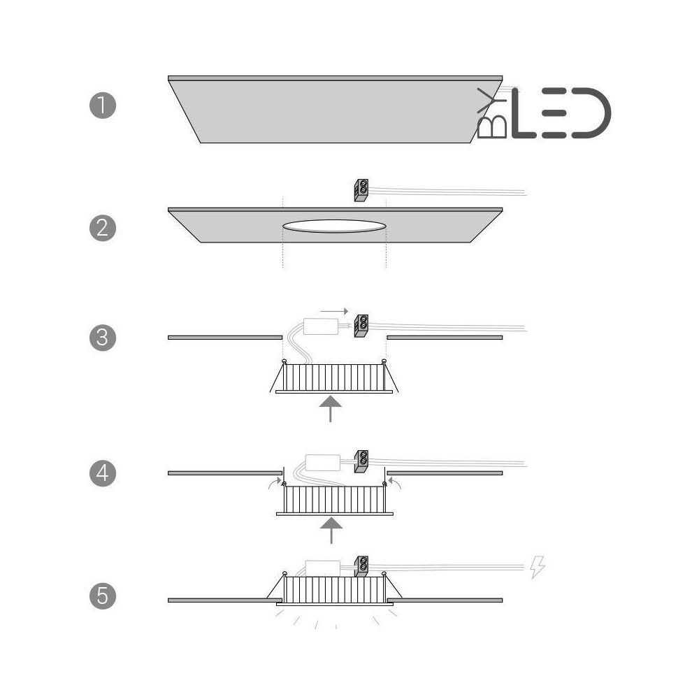 Spot LED Cobox 20W - 100° – RGBW – 230V