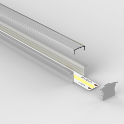 Profilé aluminium encastrable pour ruban LED - E44 - CRAFT
