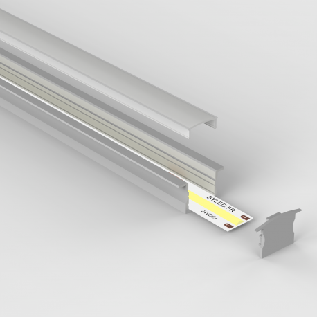 Profilé aluminium encastrable pour ruban LED - E44 - Craft