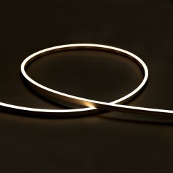Néon flex avec ruban LED - 6W/m - IP68 - 238 LED/m - 24V -  Latéral - L0308 - à la coupe