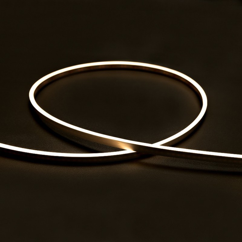 Néon flex avec ruban LED - 6W/m - IP68 - 238 LED/m - 24V -  Latéral - L0308 - à la coupe