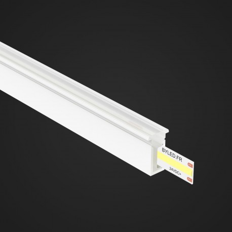 Néon flex avec ruban LED - 10W/m - IP68 - 180 LED/m - 24V - Latéral -  L0410T - 30 mètres